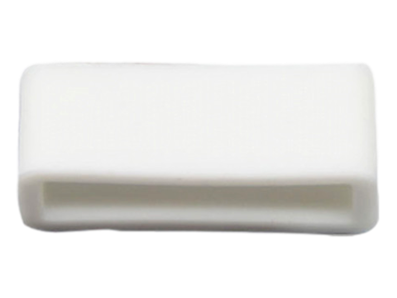 22mm Gummistrop / Remholder til Urrem - Hvid