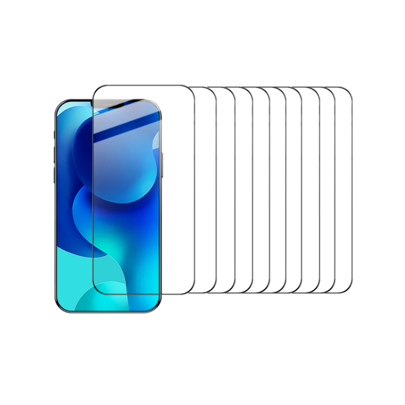 10 Stk. 3D Skærmbeskyttelse / Beskyttelsesglas til iPhone 12 Pro Max
