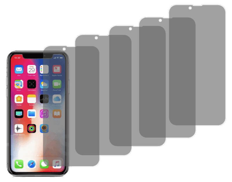 5 stk. Skærmbeskyttelse / Privacy Glas til iPhone 13 Mini