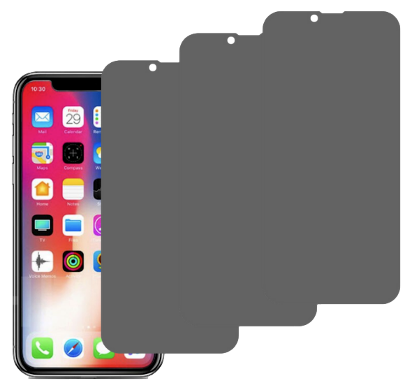 3 stk. Skærmbeskyttelse / Privacy Glas til iPhone 13 Pro