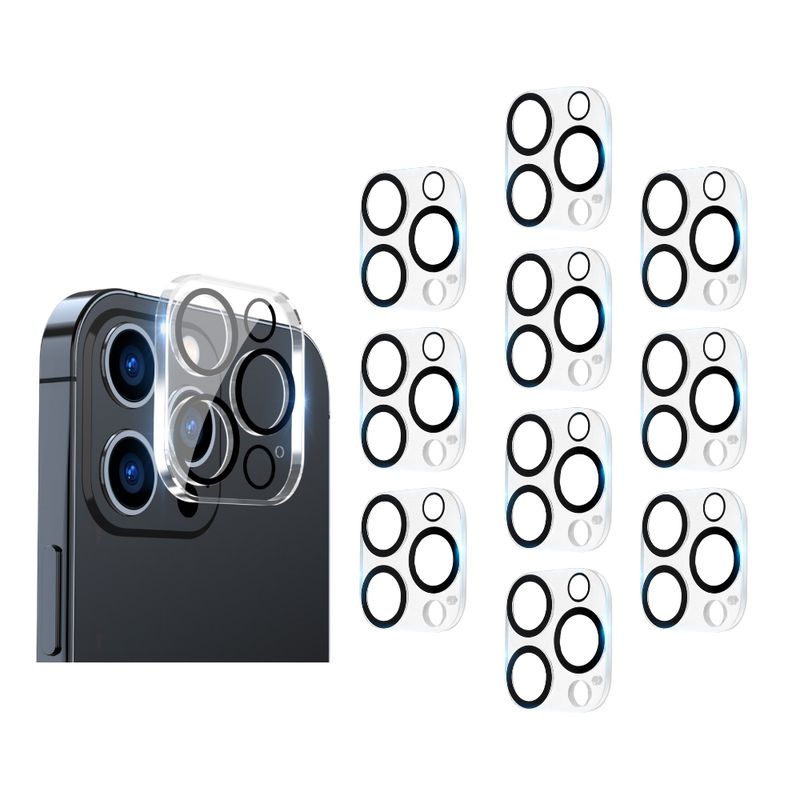 10 stk Kamera Skærmbeskyttelse / Beskyttelsesglas til iPhone 15 Pro / Pro Max