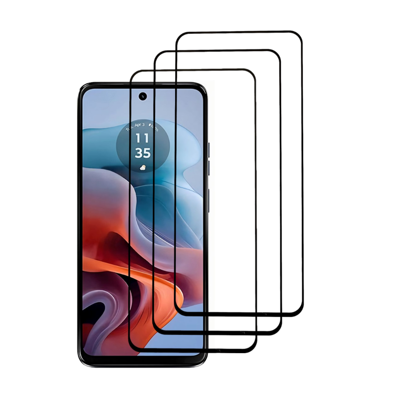 3 stk Motorola Moto G34 Skærmbeskyttelse / 3D Glas