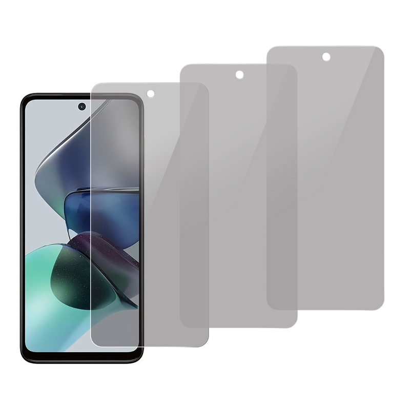 3 Stk Motorola Moto G13 / G23 / G53 Privacy Glas / Beskyttelsesglas / Skærmbeskyttelse