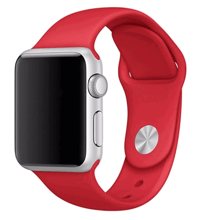 Sportsrem til Apple Watch 2 38mm & 42mm - Rød - 42 / 44 / 45 mm