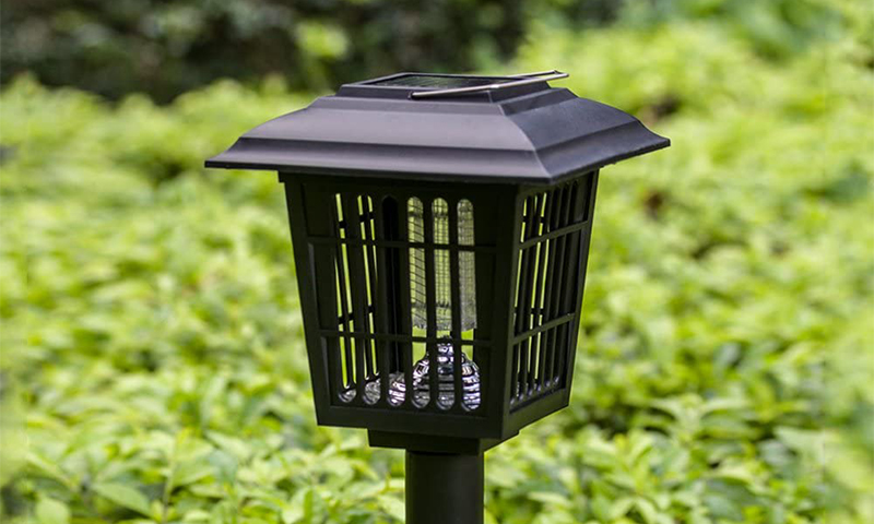 2-i-1 Solcelle Myggelampe og LED Lys