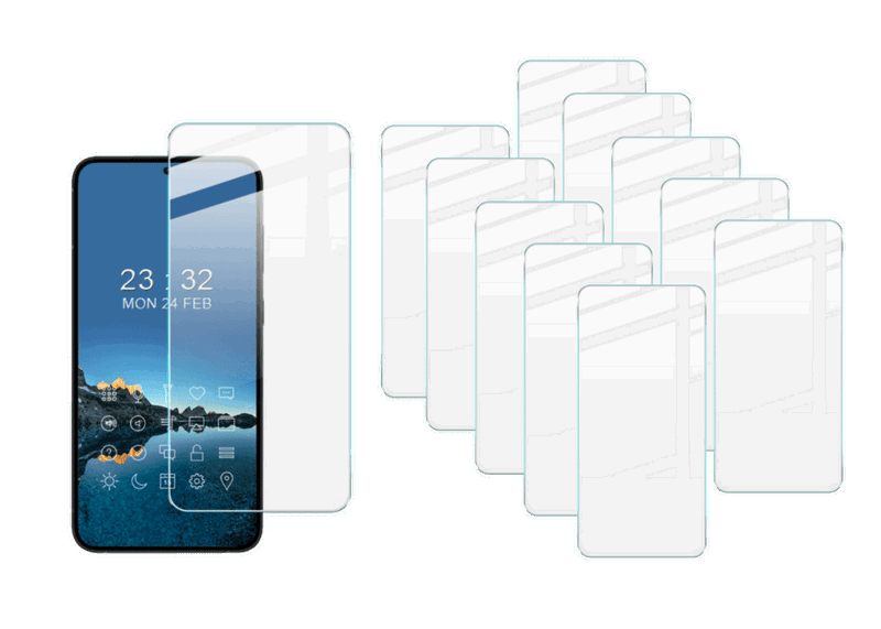 10 Stk. Beskyttelsesglas / Skærmbeskyttelse / Glas til Samsung Galaxy S23