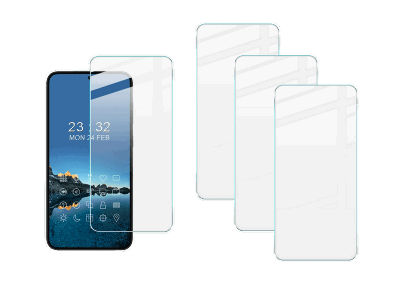 3 Stk. Beskyttelsesglas / Skærmbeskyttelse / Glas til Samsung Galaxy S23