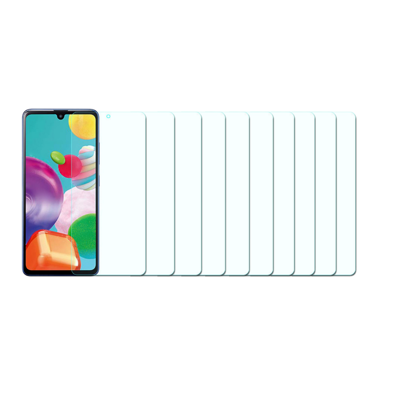 10 Stk. Skærmbeskyttelse / Hærdet Beskyttelsesglas til Samsung Galaxy A41