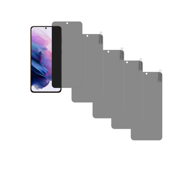 5 Stk. Skærmbeskyttelse / Privacy Glas til Samsung Galaxy S21