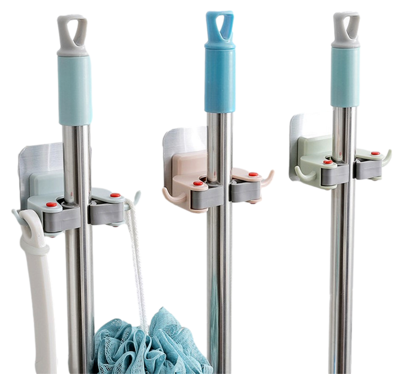 Vægmonteret Moppeholder / Redskabsholder