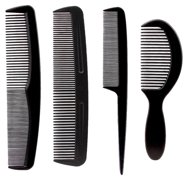 4-Pak med Detangling Kamme