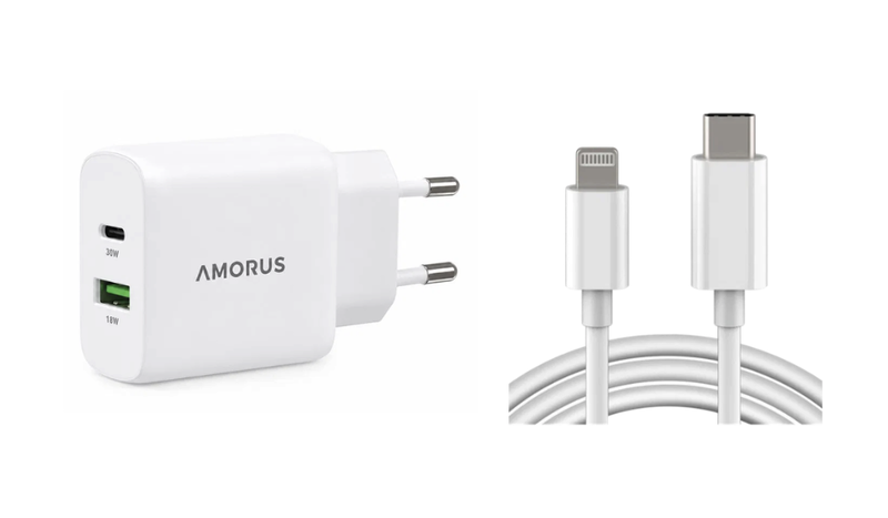 30W Hurtig Oplader Sæt til iPhone 11 Pro