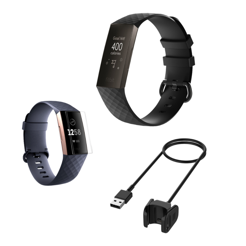 Tilbehørspakke til Fitbit Charge 3 / 4
