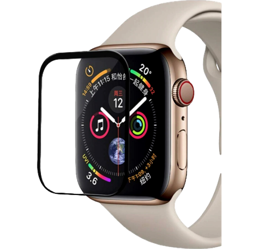 Beskyttelsesglas / Skærmbeskyttelse / 3D Glas til Apple Watch 4 / 5 / SE (2022/2023)