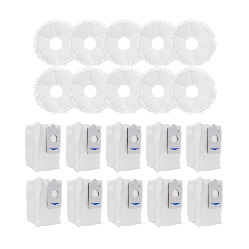 Stor Moppe- og Posepakke til Ecovacs Deebot X2 Omni 