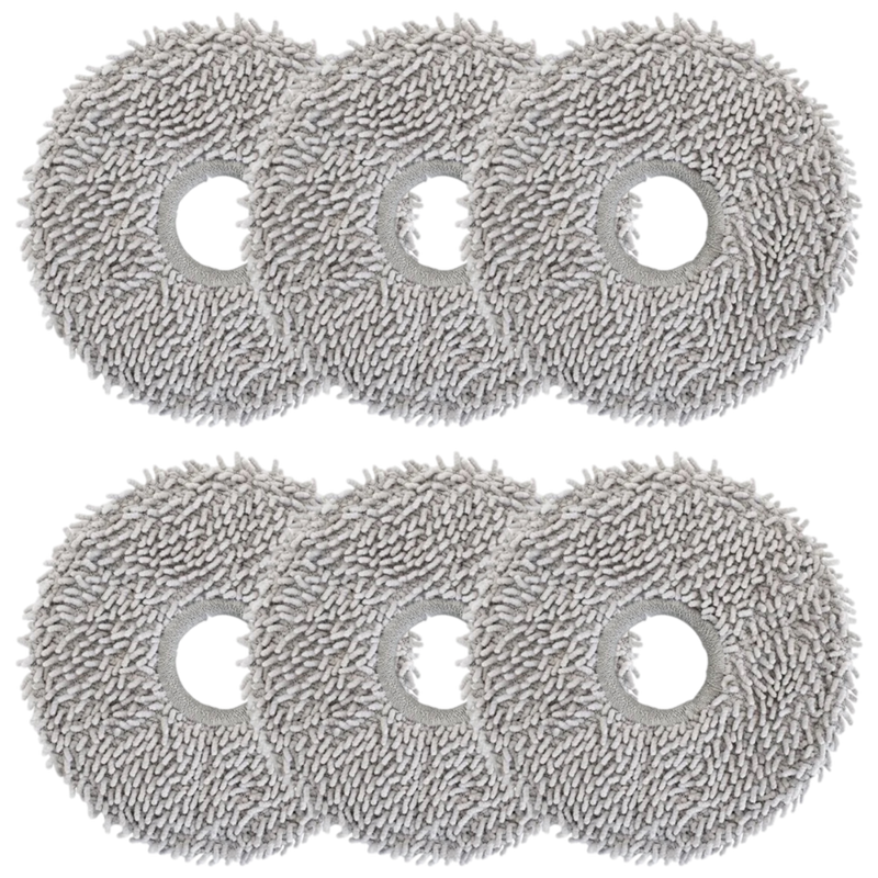 6 stk Mopper til Ecovacs Deebot T30 Omni / T30 Pro Omni