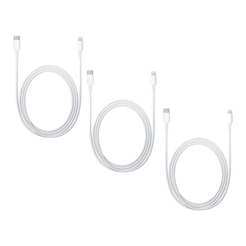 3 Stk. Oplader Kabler til iPhone 14 / 14 Plus / 14 Pro / 14 Pro Max (USB-C)