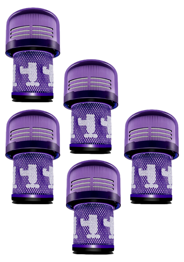 5stk HEPA Filter til Dyson V12 Slim / V12 Origin / V12 Detect / V12 Detect Slim