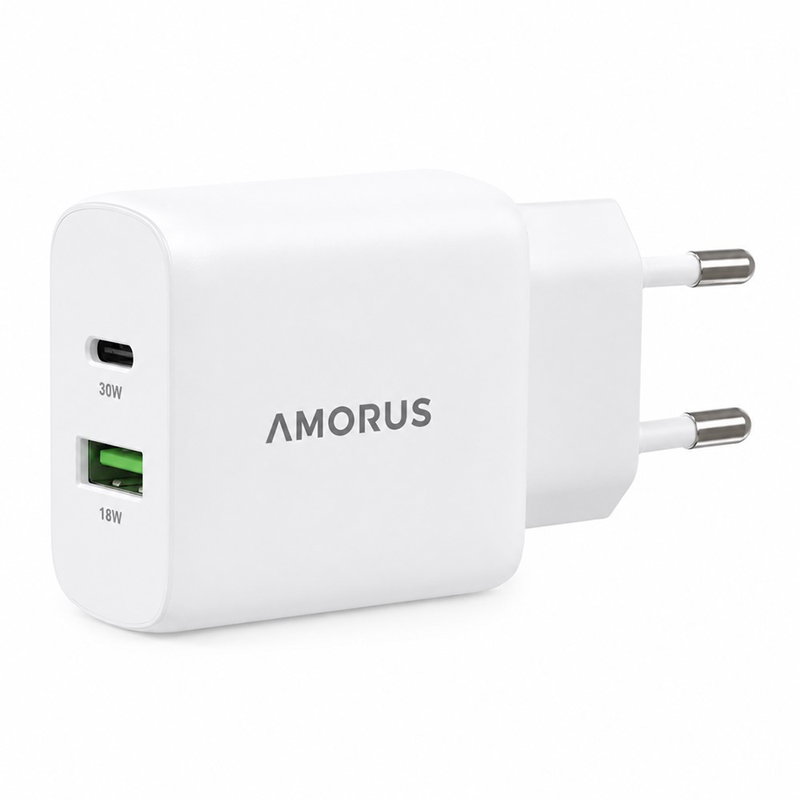 30W USB-C & USB-A Oplader til Samsung Galaxy Tab S11 / S11 Ultra