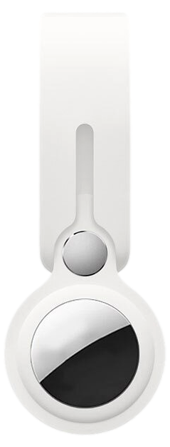Simple PU Læder Cover til Apple AirTags-Hvid