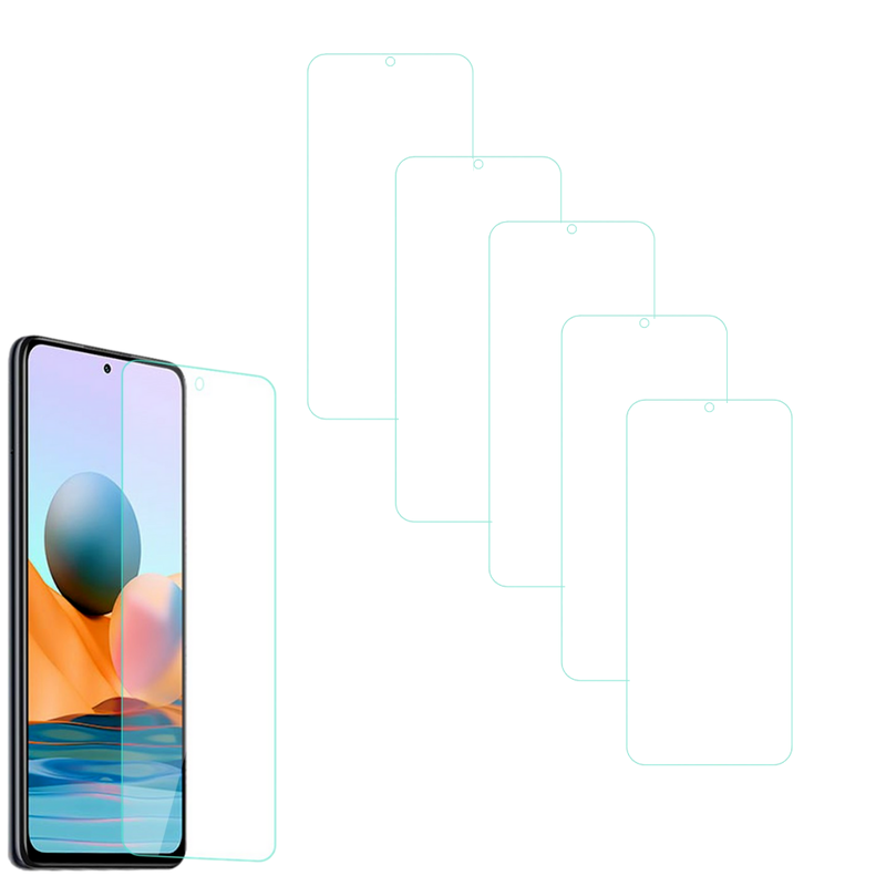 5 Stk Beskyttelsesglas / Skærmbeskyttelse / Glas til Xiaomi Redmi Note 12 5G