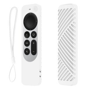 Billede af silikone cover til Apple TV Siri Remote 3. gen med håndledsrem