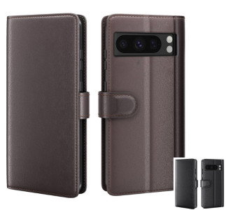 Google Pixel 8 Pro Læder Flip Cover front visning