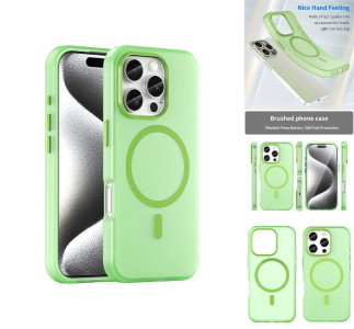 iPhone 16 Pro Cover Grøn forfra