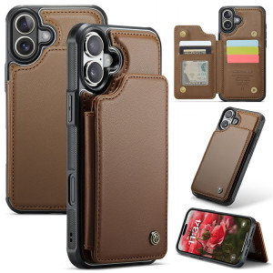 Bagsiden af iPhone 16 cover i læder