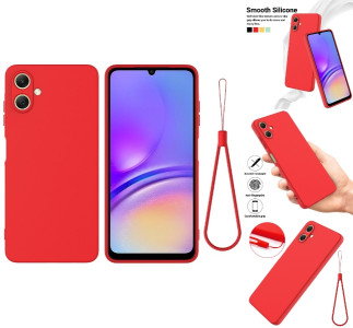 Rødt silikonecover til Samsung Galaxy A06
