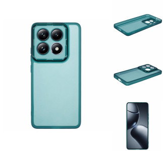 Gennemsigtigt armygrønt Xiaomi 14T mobilcover