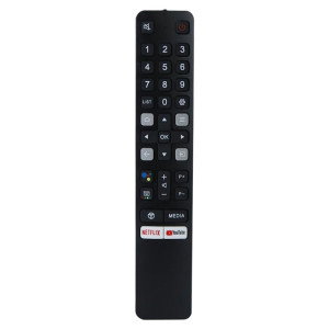 Fjernbetjening til TCL TV forfra