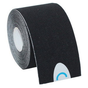 Kinesiologitape 5cm x 5m - Sort rulle