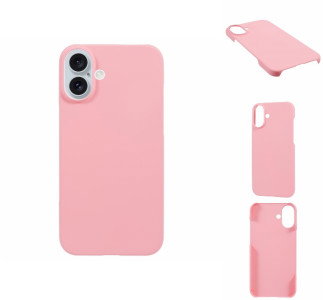 Pink iPhone 16 Plus cover med mat finish
