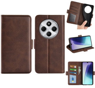 Xiaomi Redmi 14C læder tegnebog cover forfra