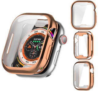 Beskyttelsescover til Apple Watch Series 10 i rose gold