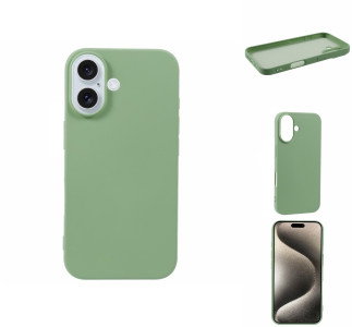 iPhone 16 Plus Cover i Matcha Grøn forside