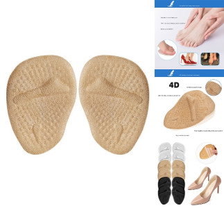 Forfodspuder til højhælede sko i beige