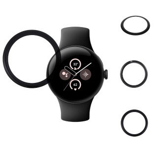 Skærmbeskytter til Google Pixel Watch 3 fremstillet af PMMA
