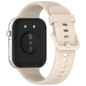 Silicone Sports Watch Strap for Huawei Watch Fit 3 - Ivory White