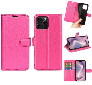 iPhone 16 Pro Læder Pung Etui forside