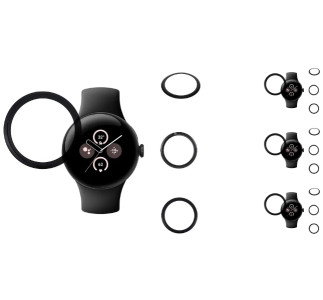 Skærmbeskytter til Google Pixel Watch 3 fremstillet af PMMA