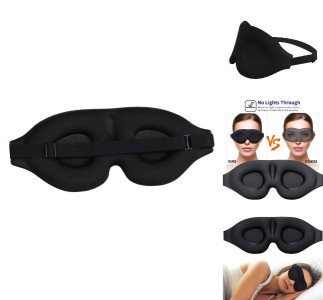 Sovebrille set forfra med justerbar rem