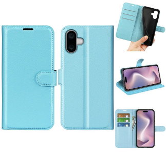 iPhone 16 Plus Cover med Læderstruktur forfra