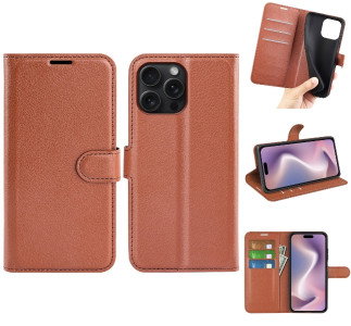iPhone 16 Pro læder pung etui front