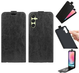 Sort Samsung Galaxy A16 5G flipcover med kortholder