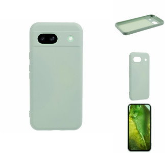 Google Pixel 8a TPU Cover i matcha grøn - set forfra