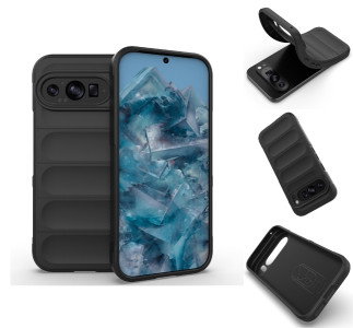 Google Pixel 9 beskyttelsescover sort TPU