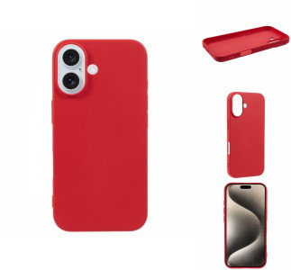 iPhone 16 Plus TPU cover rød forside