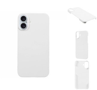 iPhone 16 stødsikkert cover hvid forside